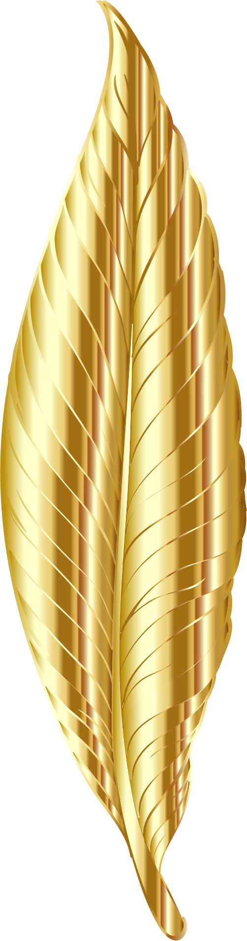 Yellow feather - Openclipart