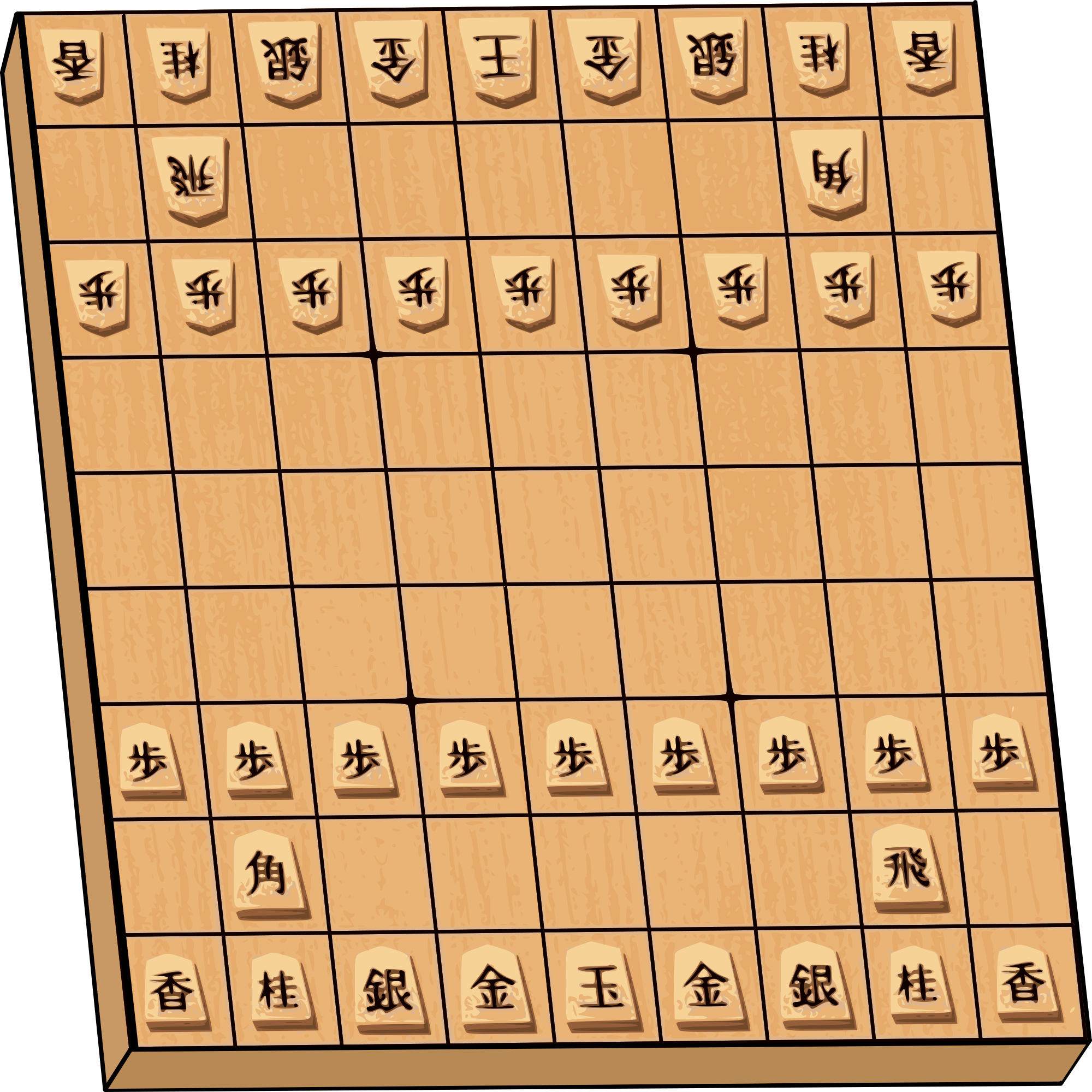Shogi Board - Openclipart