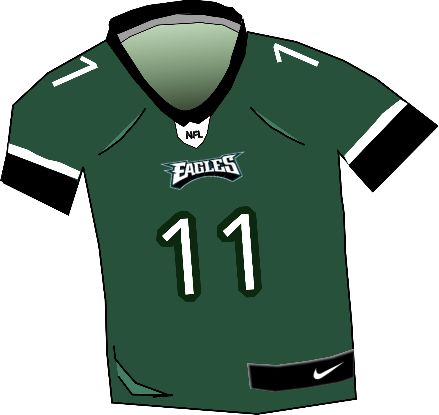 Eagles Jersey - Openclipart