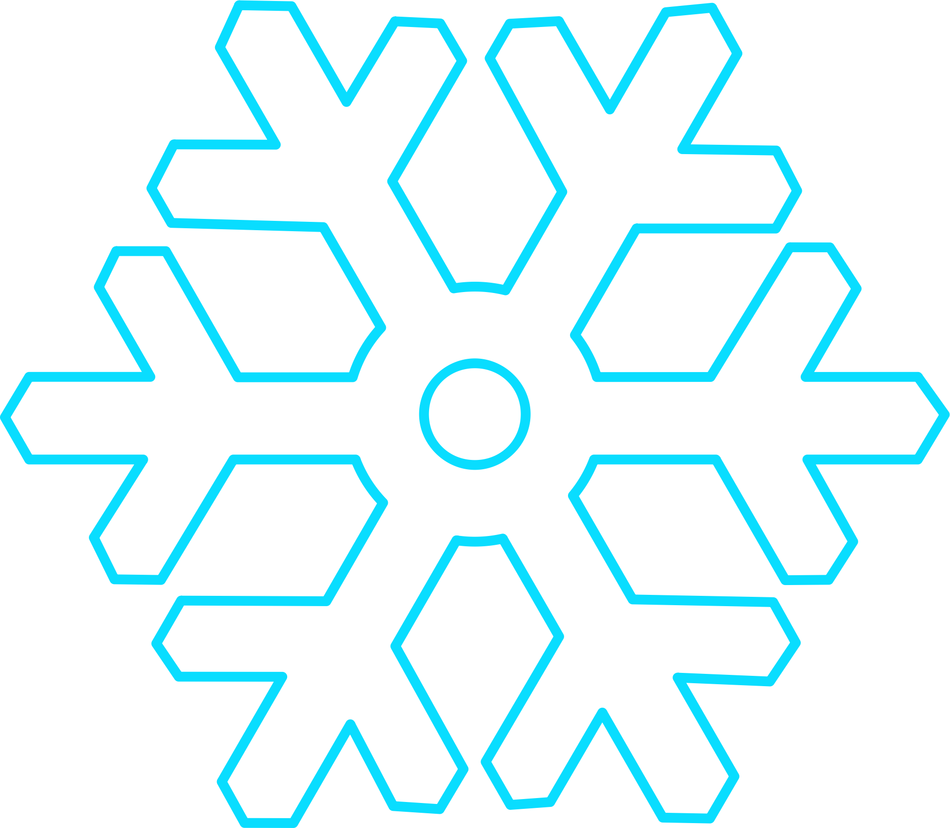 white snowflakes png