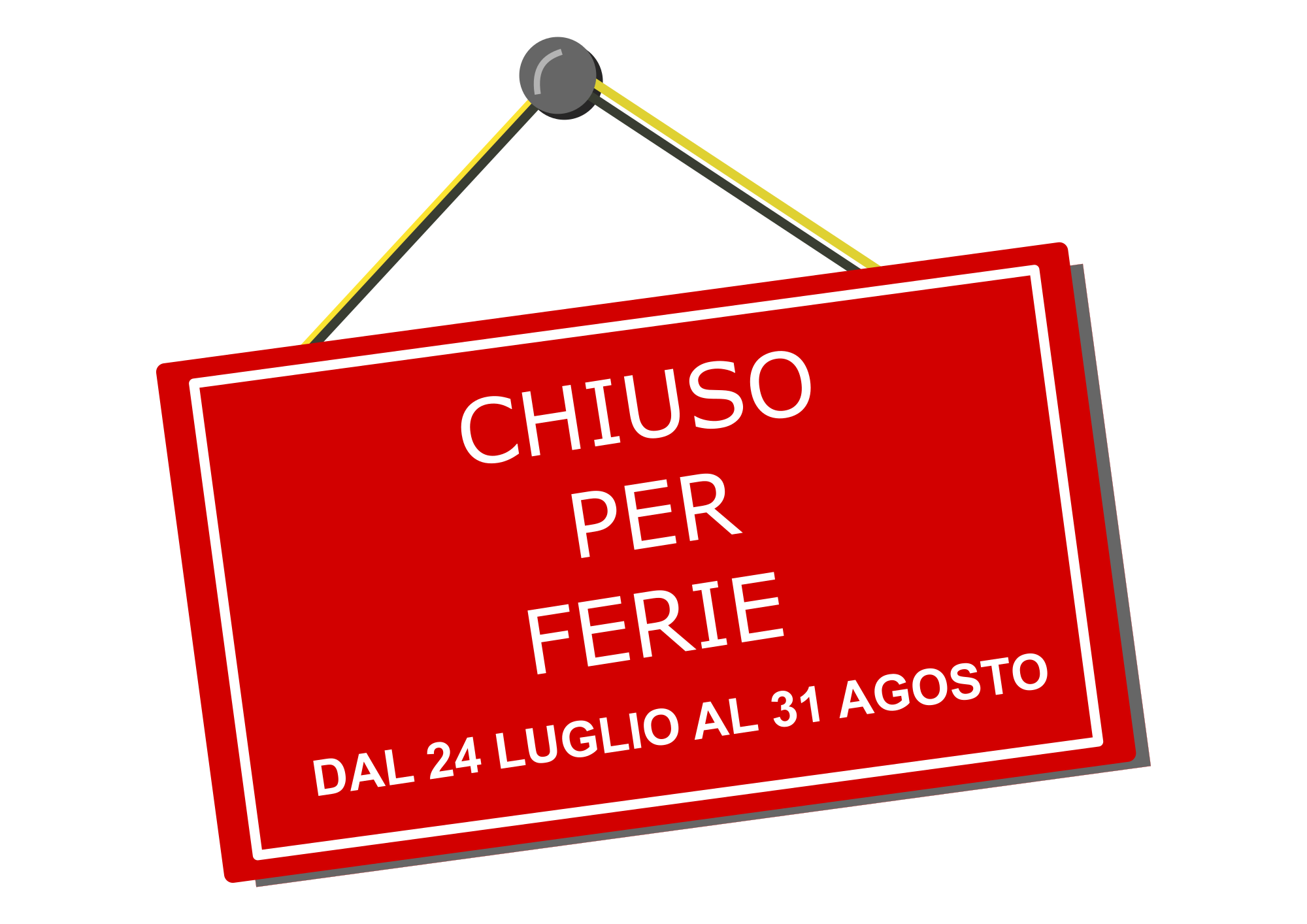 chiuso per ferie