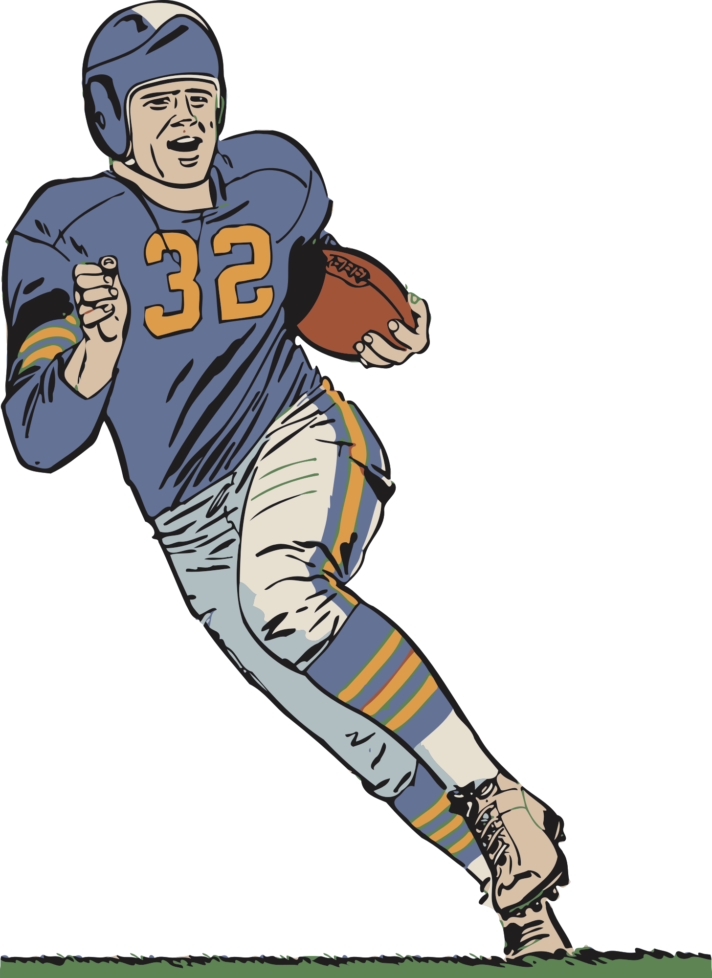 American Football Player - Openclipart