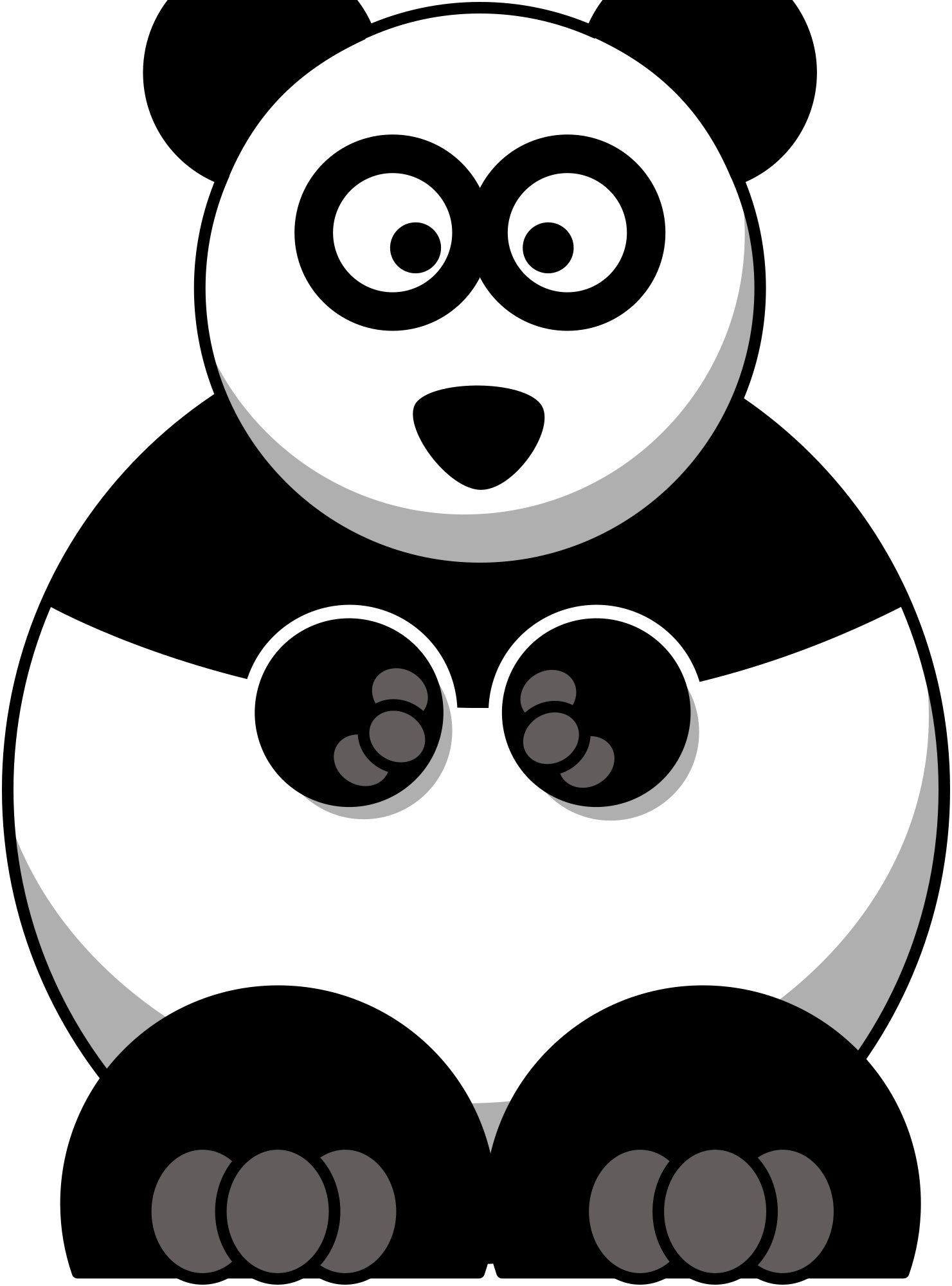 panda cartoon