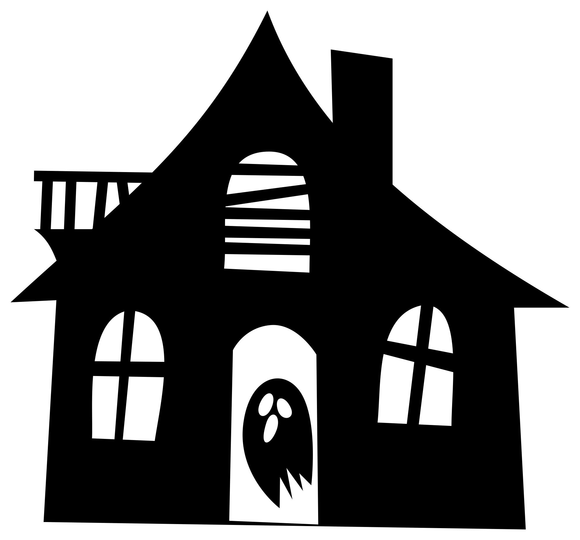 houses silhouette