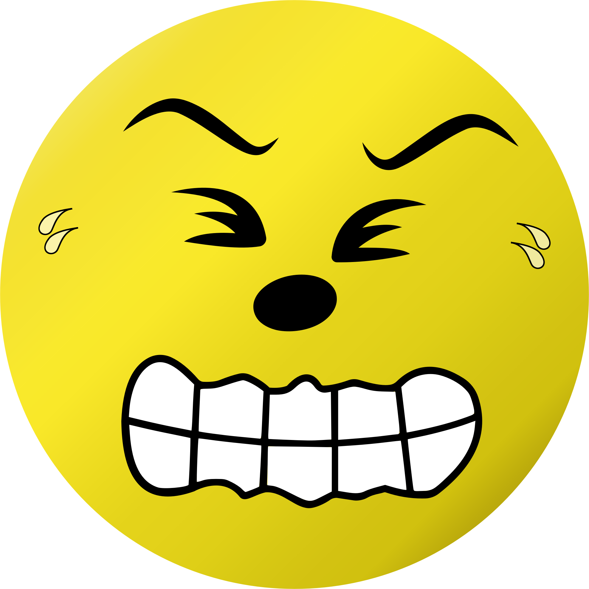 Agony/Pain Emoji Face from How Did You Do In P.E. Today? (Recreation  based on original clipart and converted to Transparent PNG) :  r/MemeRestoration