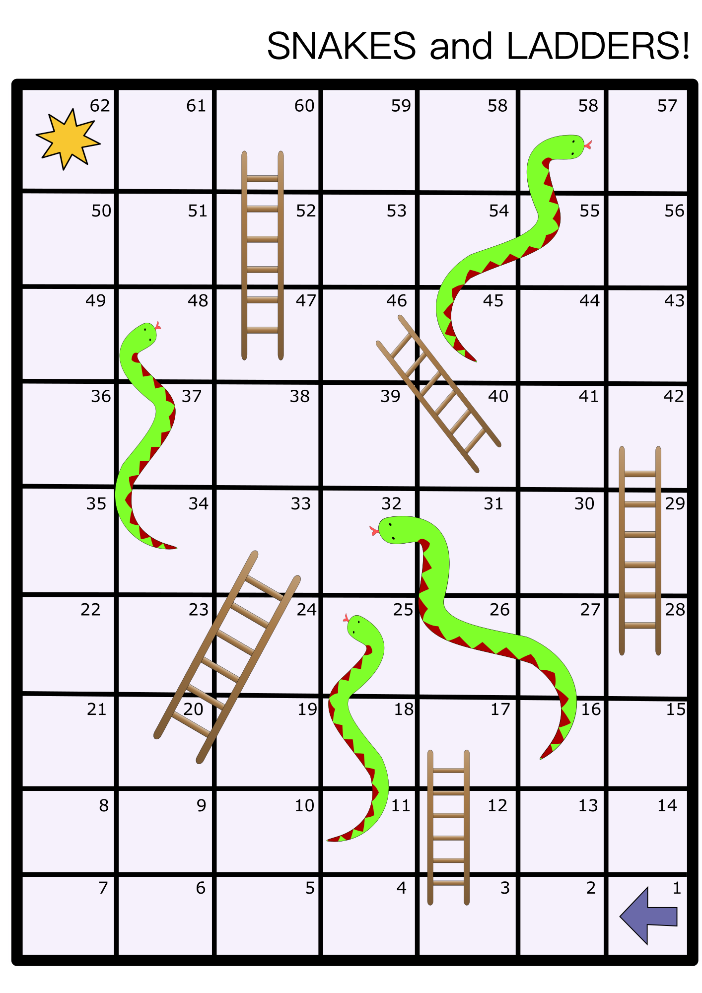 ESL Board Game  The Ladder Game 