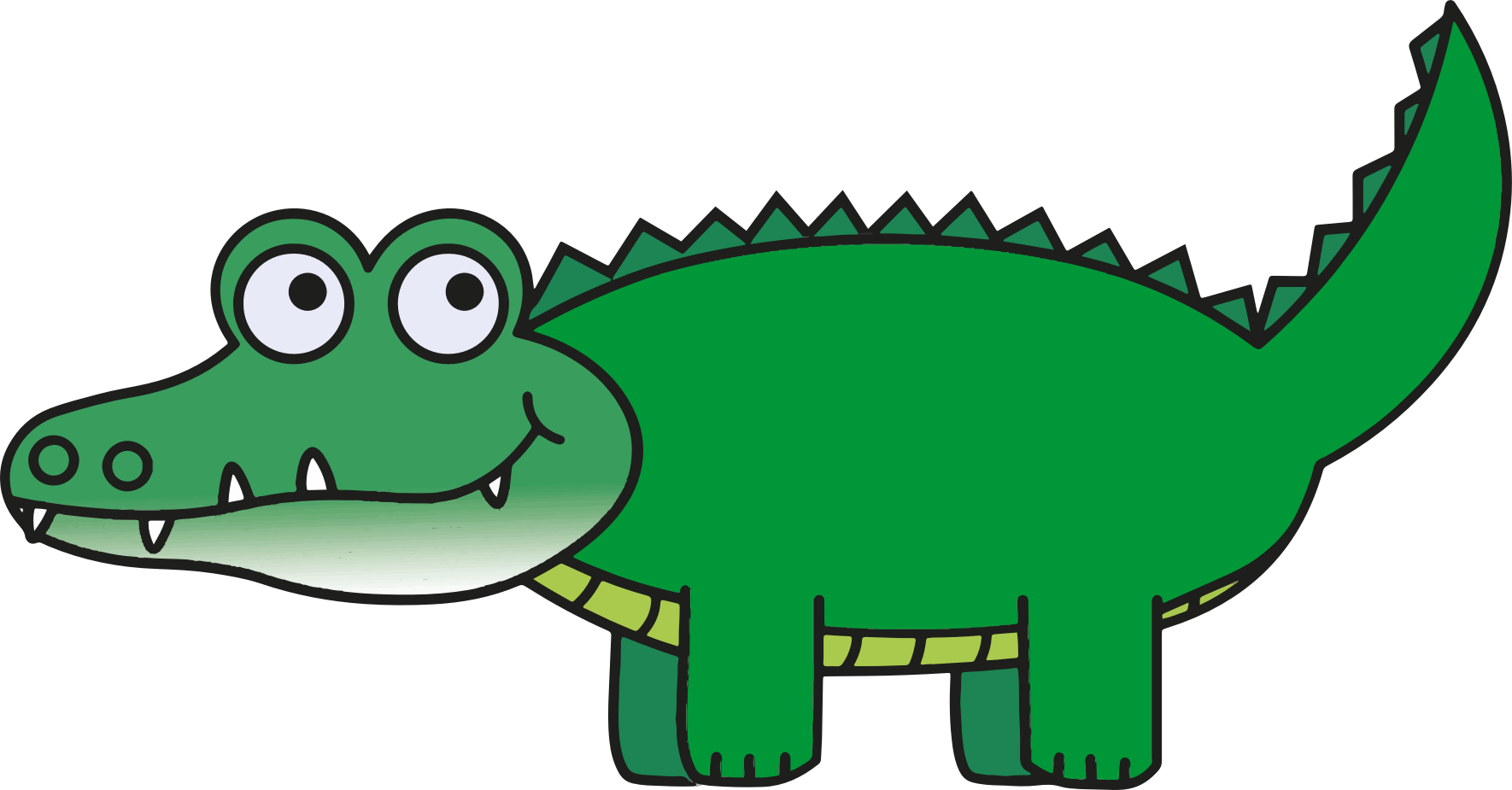 Cartoon Alligator 