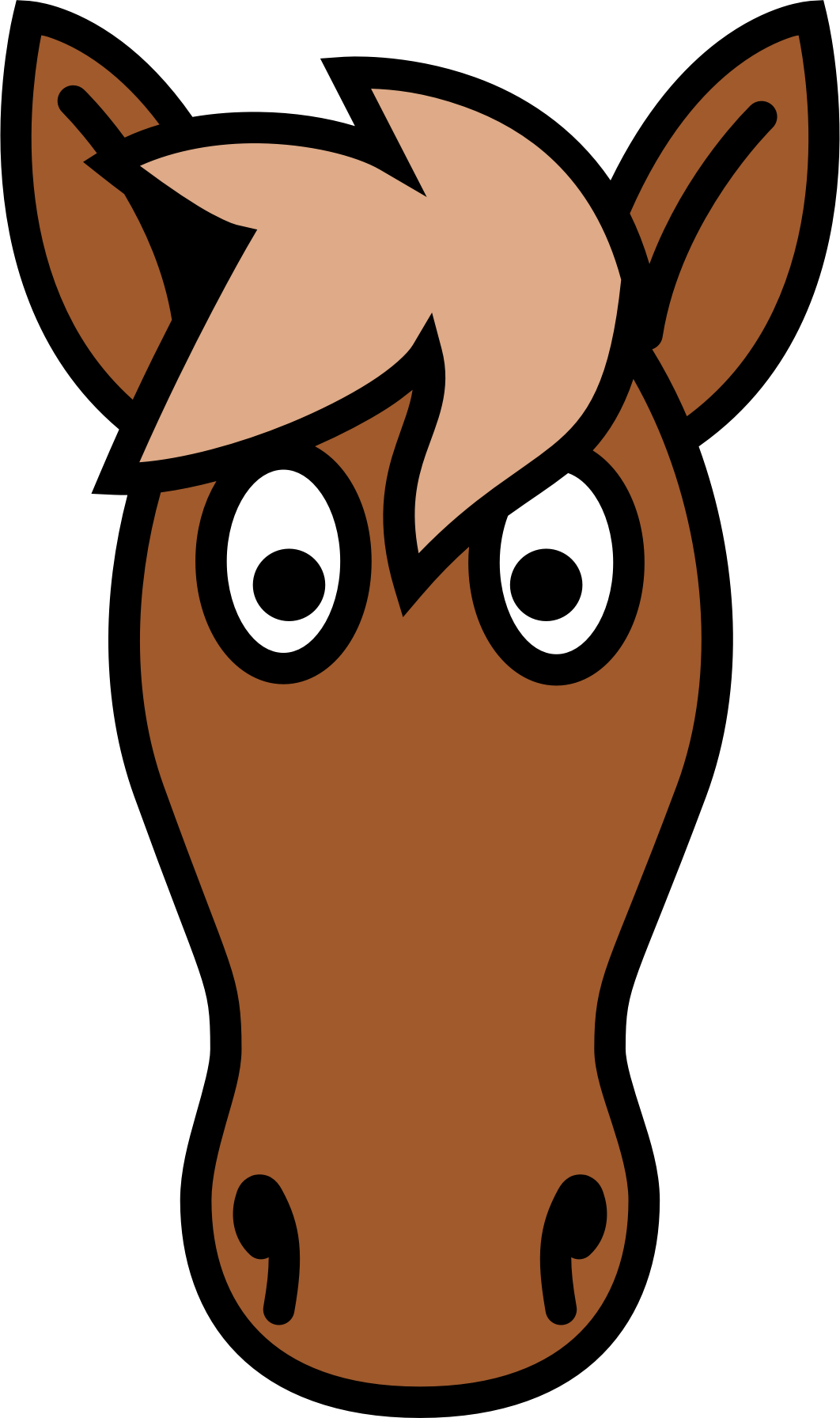 Horse face - Openclipart