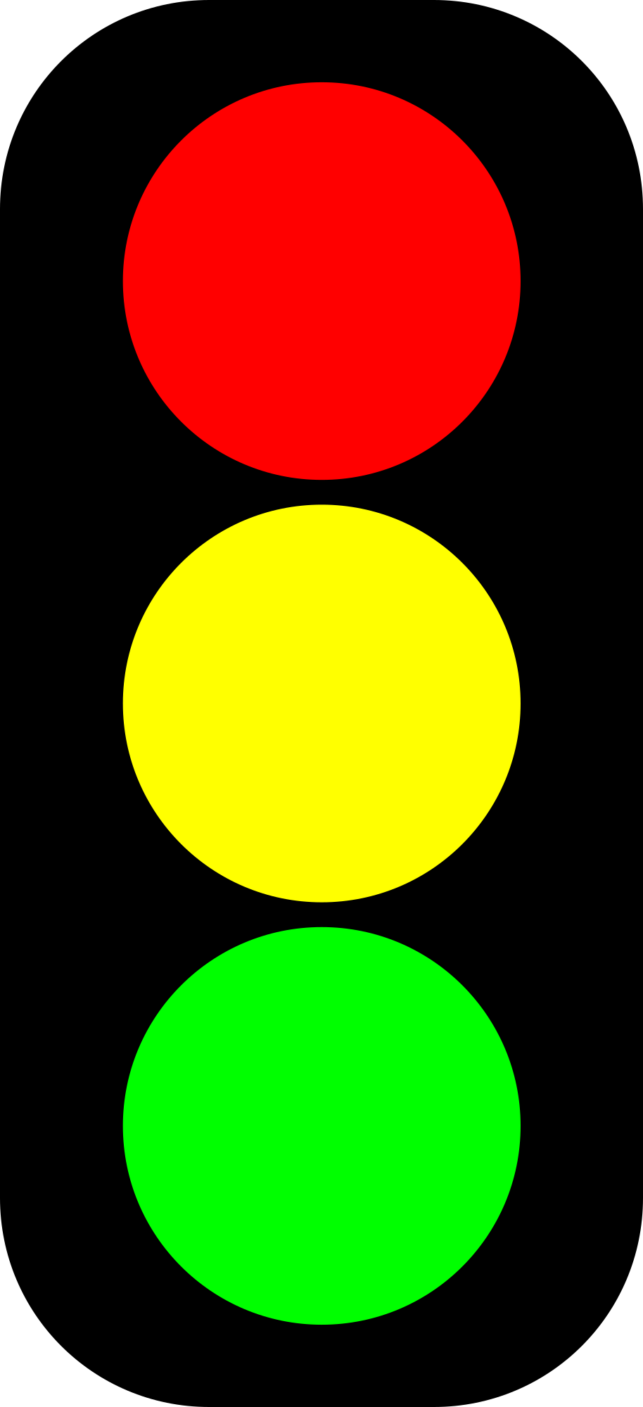 red yellow green signal