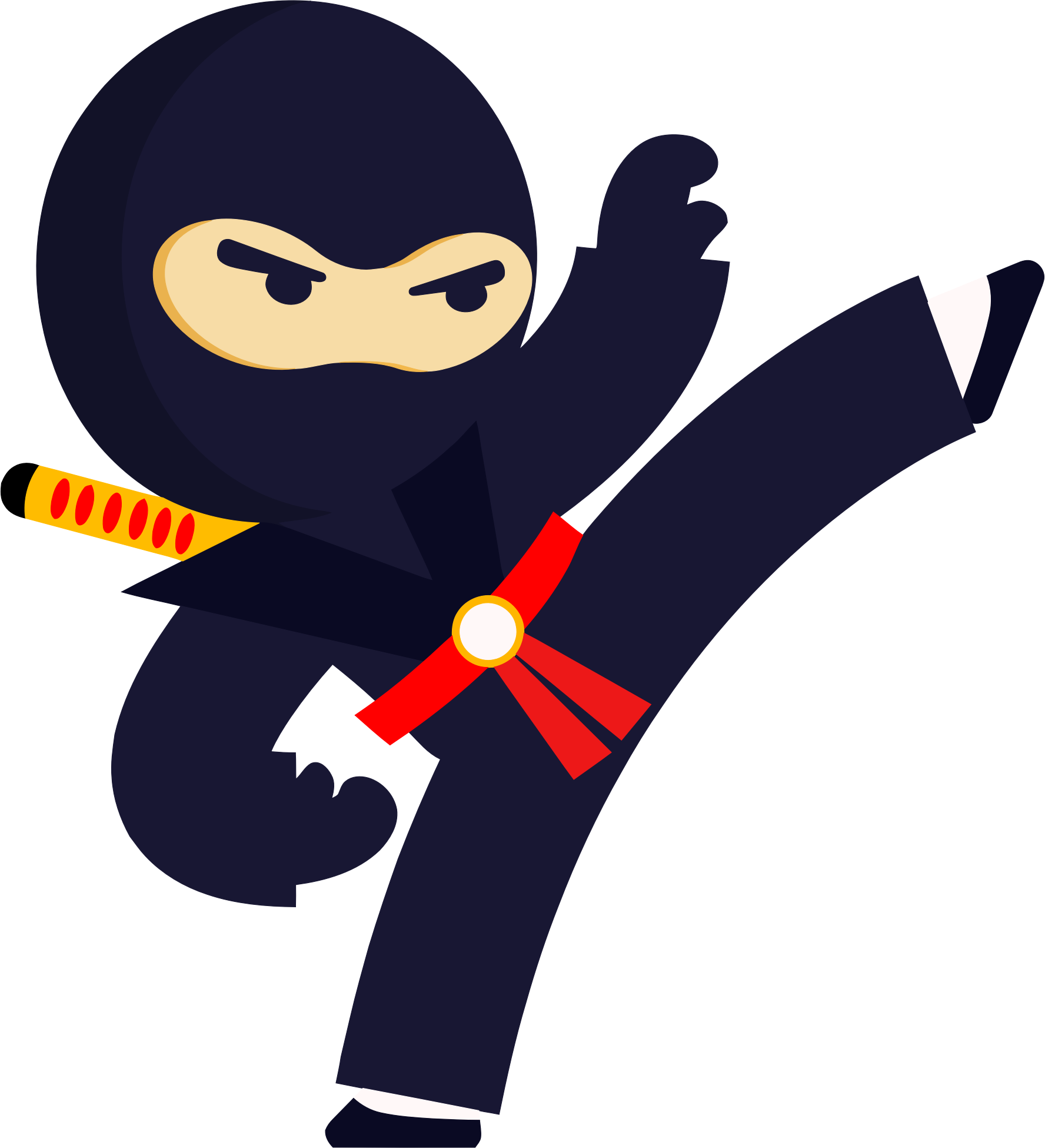 Cartoon Ninja PNG - cartoon-ninjas-fighting cartoon-ninja-animals