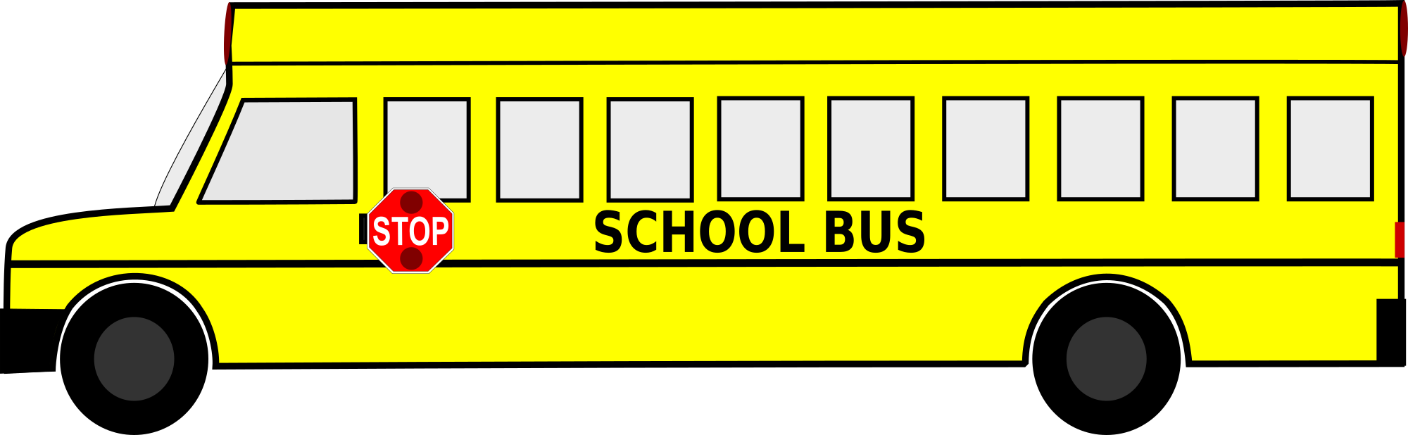 clipart of buses