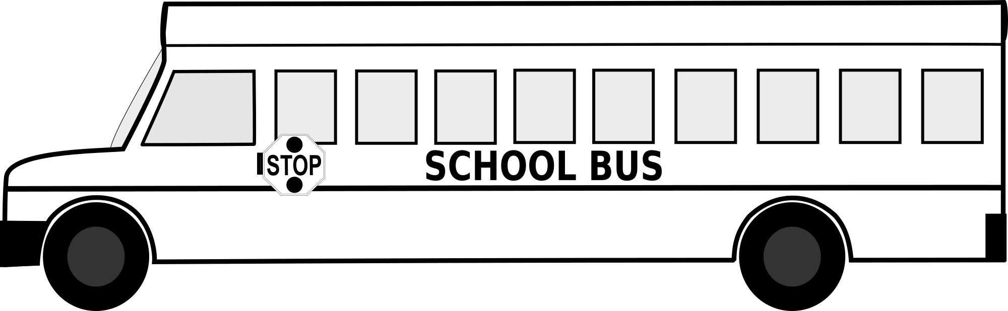 school black and white clipart