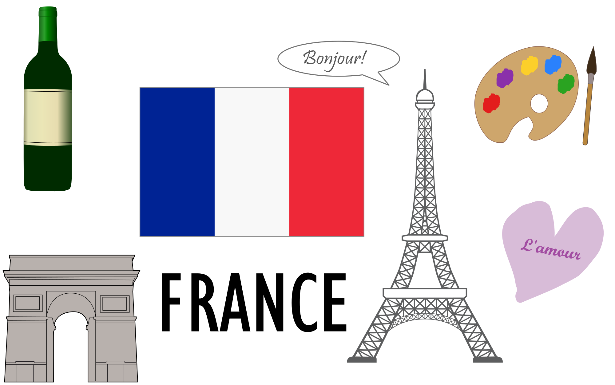 french symbols clip art