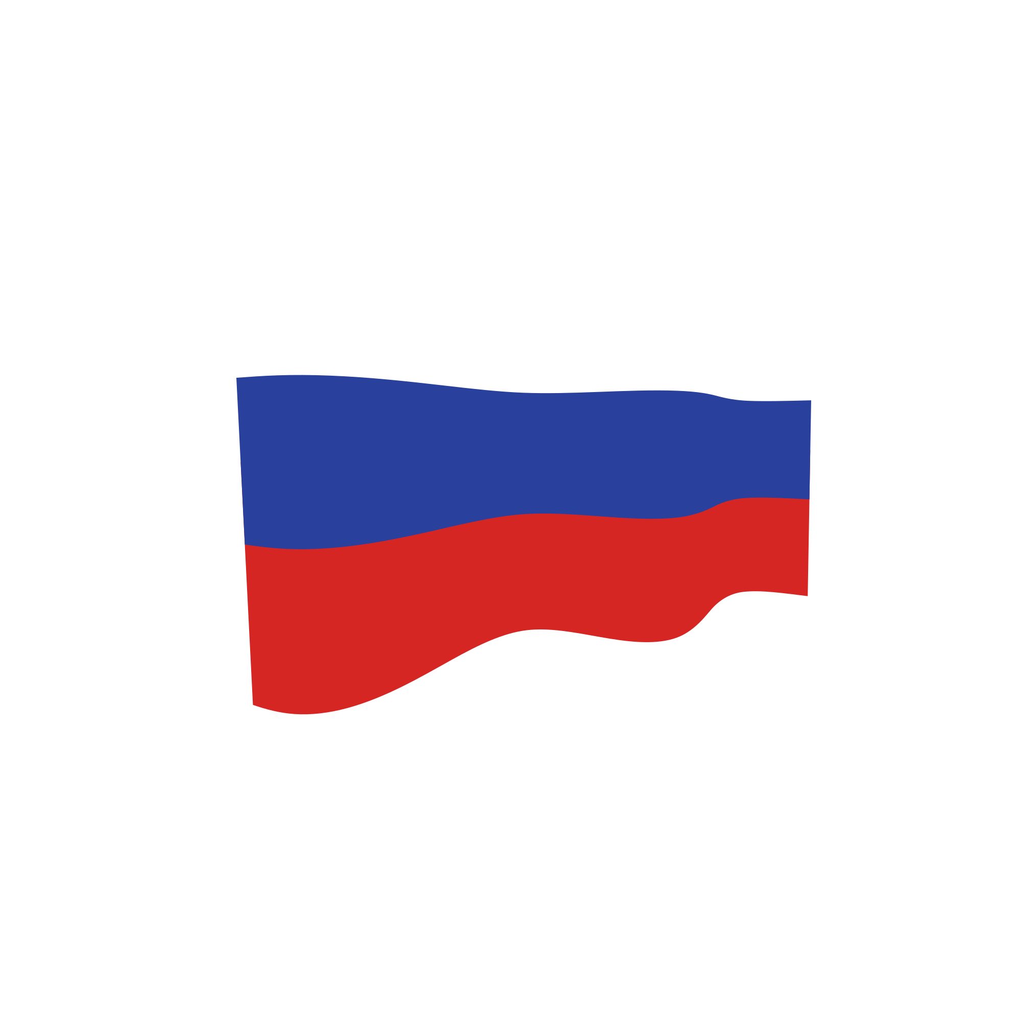 Russian Flag Waving In The Wind - Openclipart