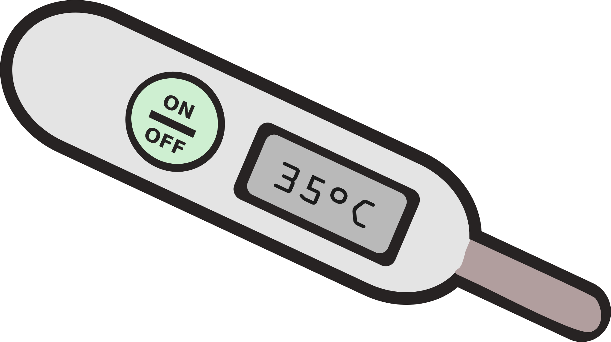 medical thermometer clipart