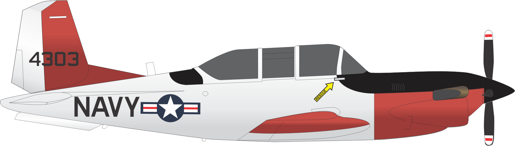 T-34C Turbo Mentor - NNAM