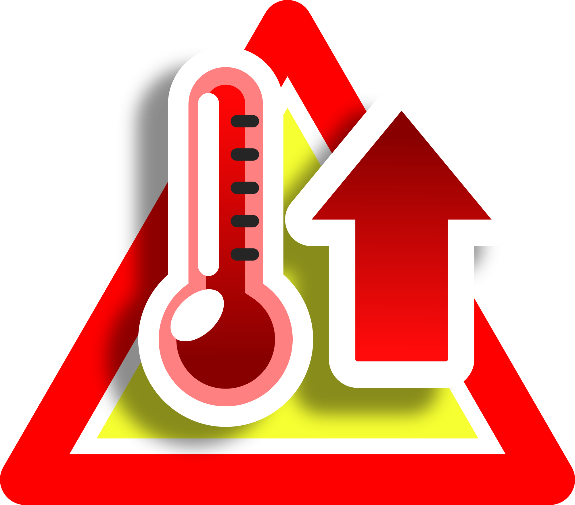 extreme temperature symbol