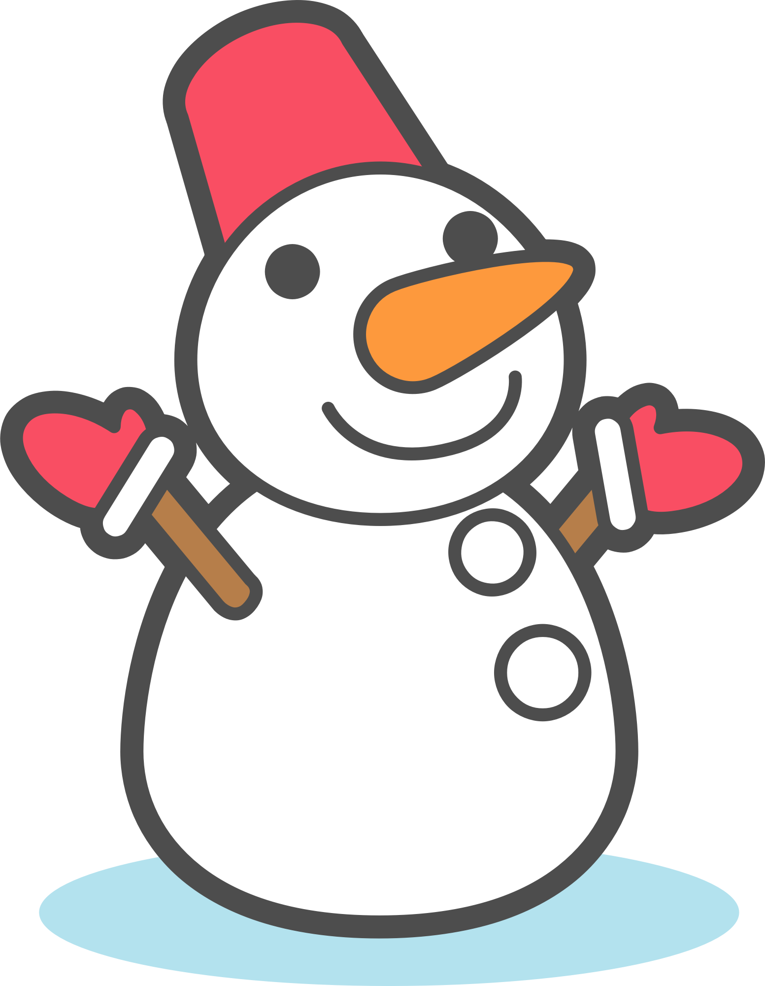 Snowman (#4) - Openclipart