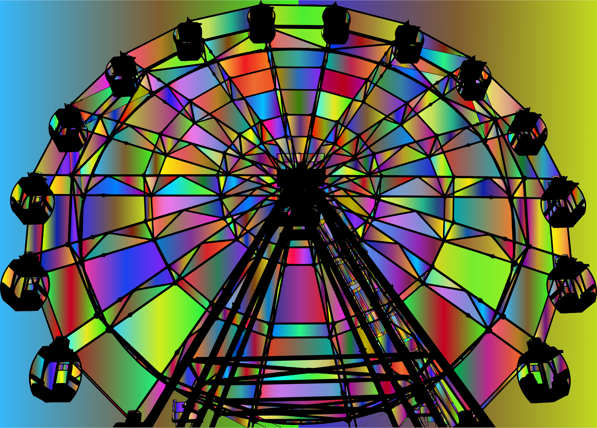 ferris wheel silhouette