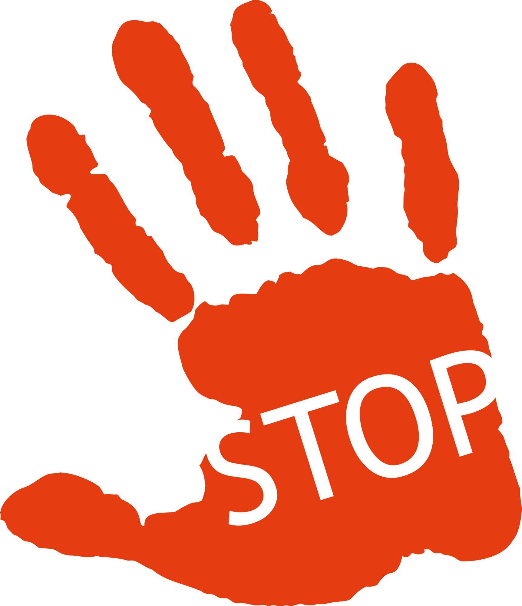 Prevent any potential accidents as you use this Stop Sign in your parking  lot to regulate traffic. - hand symbol stop sign K2-0610