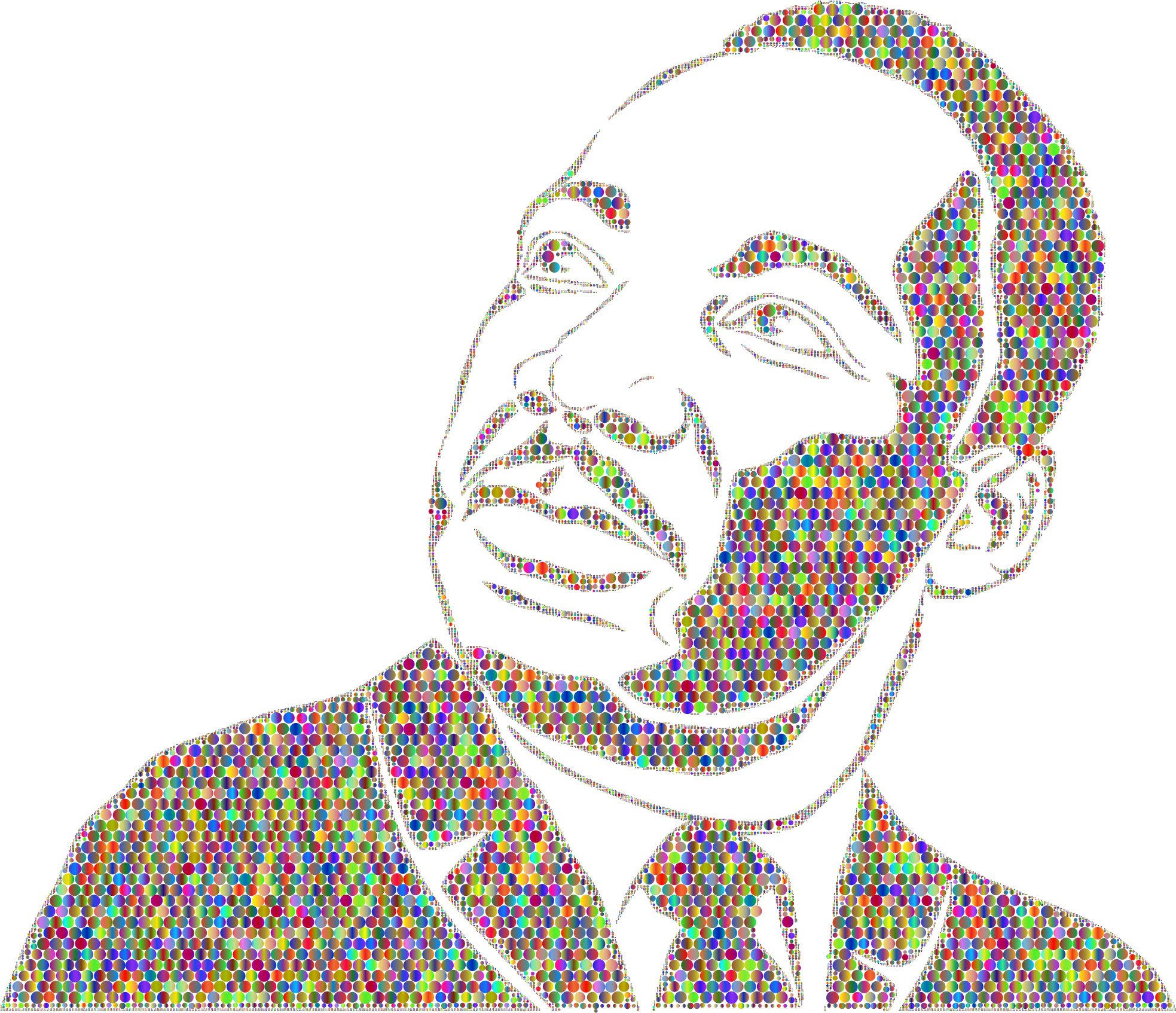 martin luther king stencil