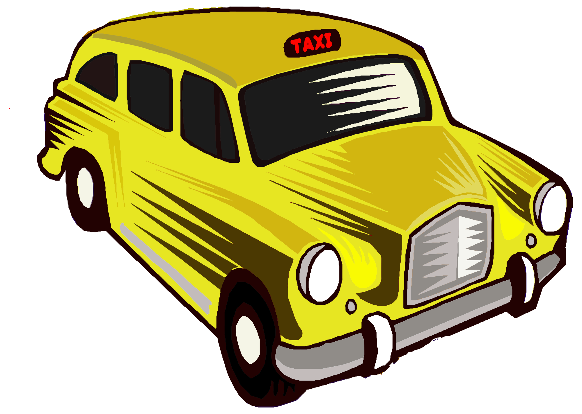 yellow taxi png