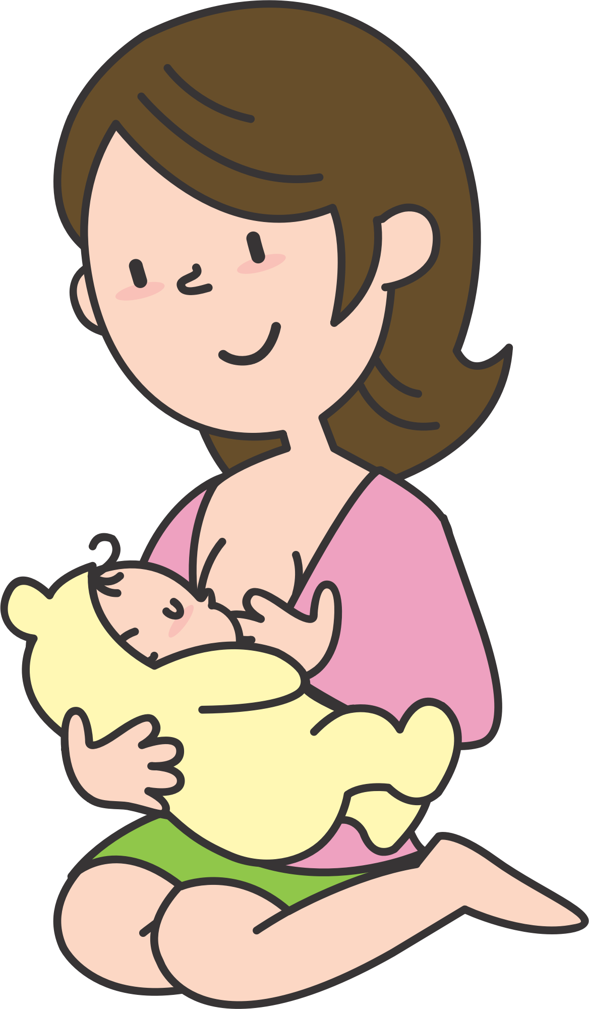 Mother and Baby (#10) - Openclipart