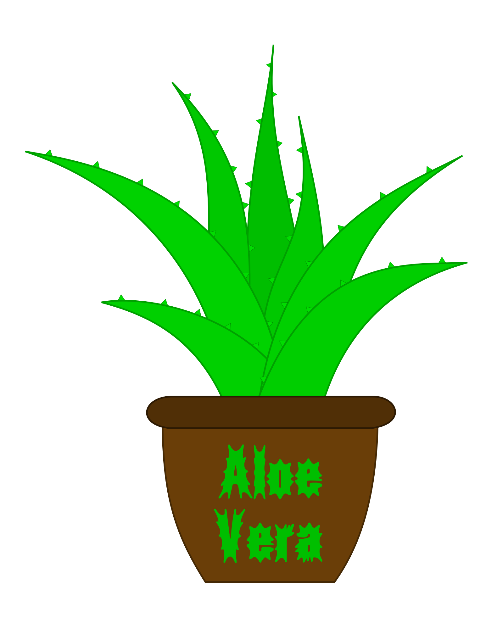 aloe clipart