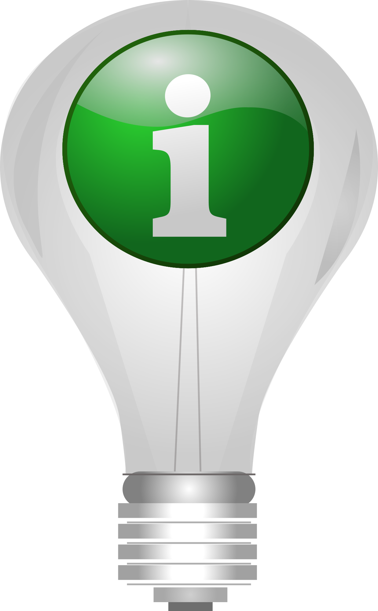 green light bulb icon