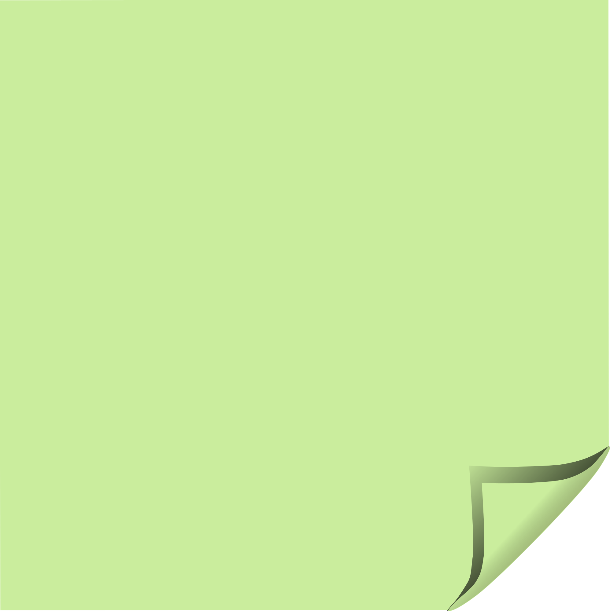 green sticky note png