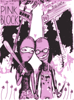 pink block