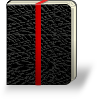 black notebook