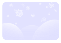 soft blue snowflakes
