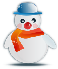 Snowman glossy