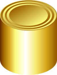 Gold can