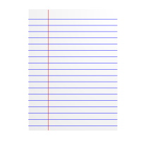 Lined paper icon