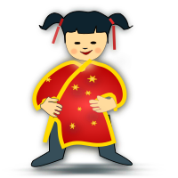 chinese girl icon