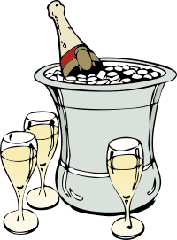 champagne on ice