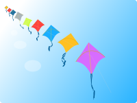 Row of Kites