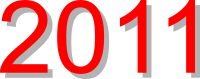 2011 red sign