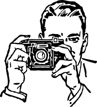 man with a camera