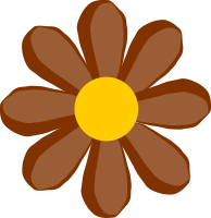 brown flower