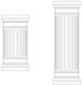 Marble columns