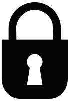 Padlock - Monochrome