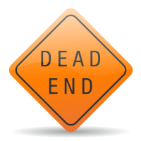 Dead end sign