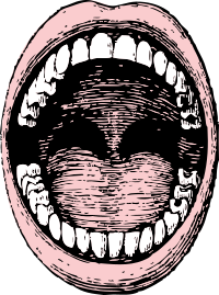 open mouth
