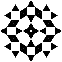 triangle snowflake