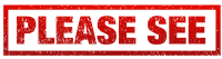 Red Please See Stamp