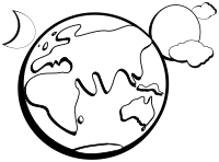 Aussie Earth Outline