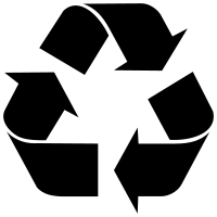 recycling symbol a.j. as 01